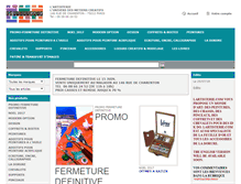 Tablet Screenshot of lartisterie.com